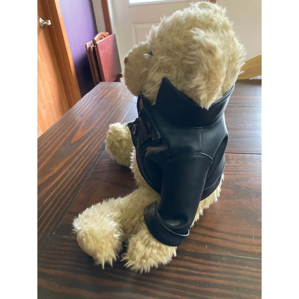 Vintage Dakin Elvis Presley Bear with COA Black Jacket 2000 Signature Collection